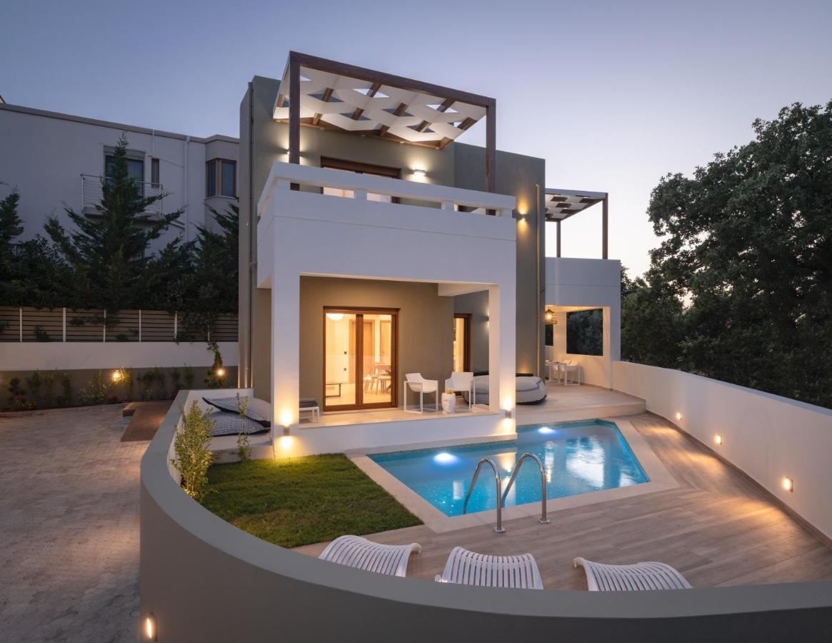 De Light Boutique Villas I II & III - Close To Rethymno, By Thinkvilla Atsipopoulo Exterior foto